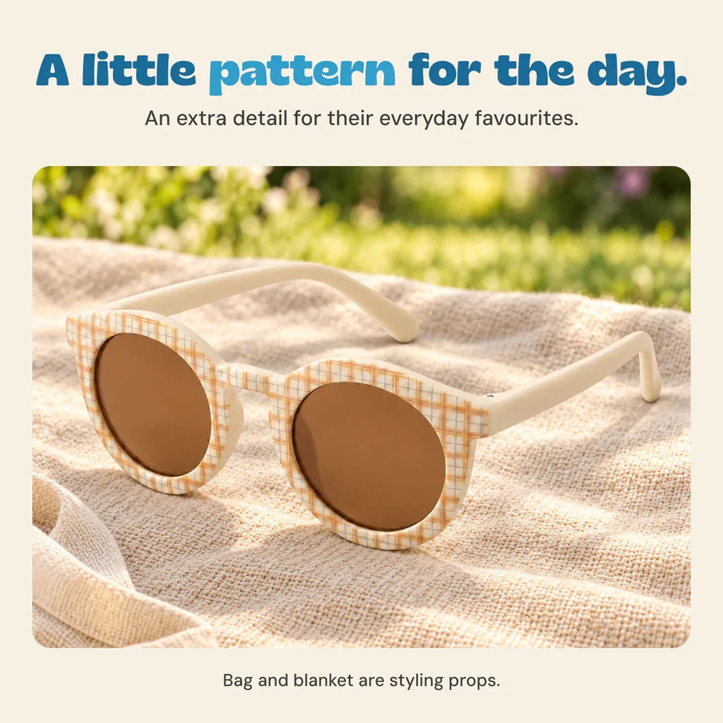 TibaToes Checker Sun Shades