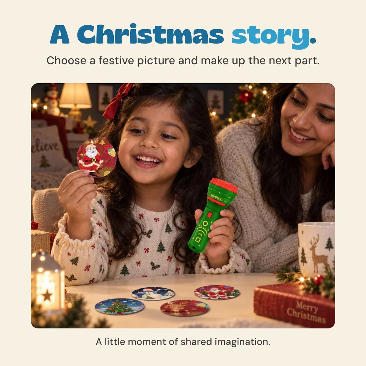 TibaToes™ Christmas Story Flashlight Projector
