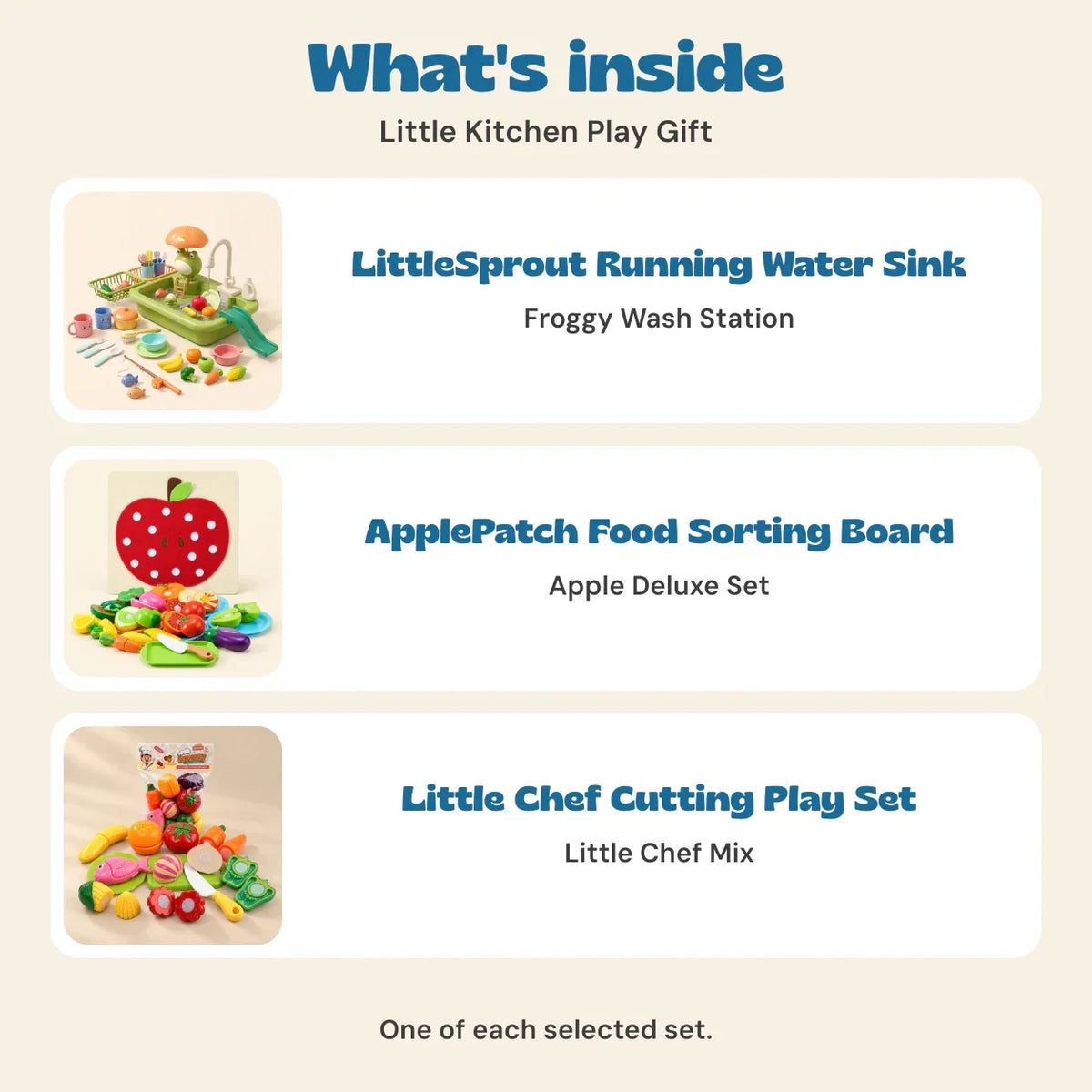 TibaToes™ Little Kitchen Play Gift Bundle