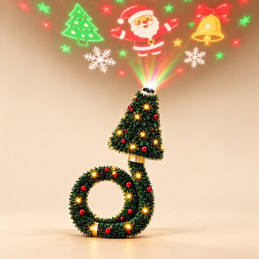 TibaToes™ ChristmasGlow Tree Projector Light