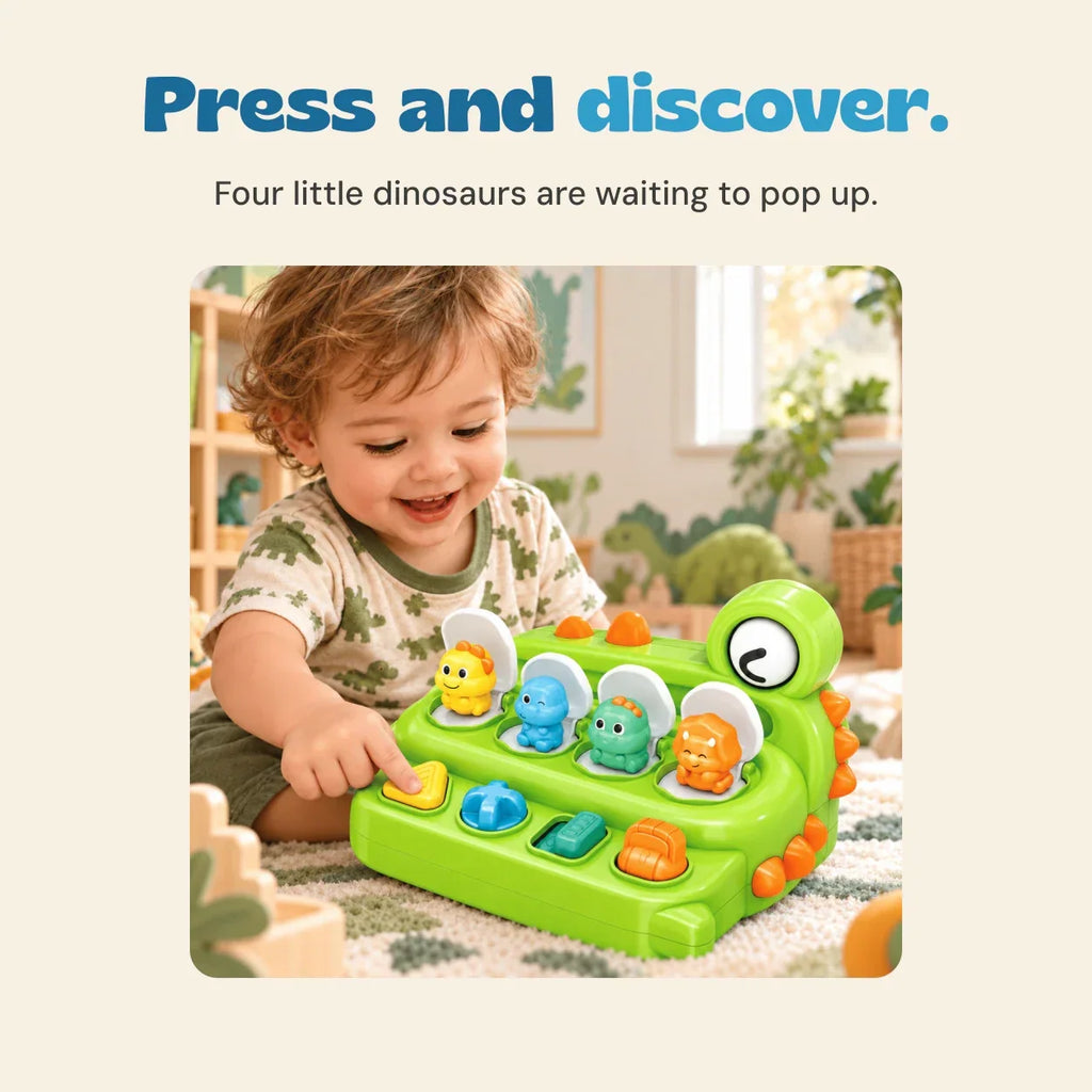 TibaToes™ Dino Pop-Up Switch Toy