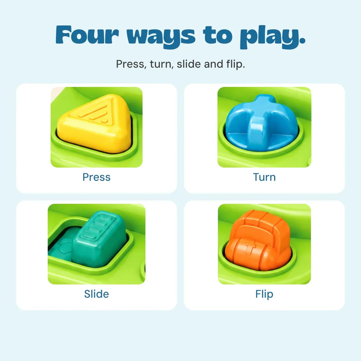 TibaToes™ Dino Pop-Up Switch Toy