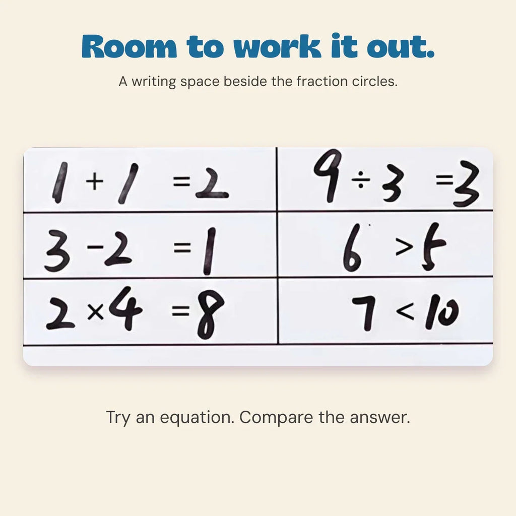 TibaToes™ FractionMaster Magnetic Math Board