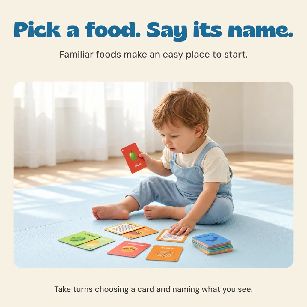 TibaToes™ Food Friends Flashcards