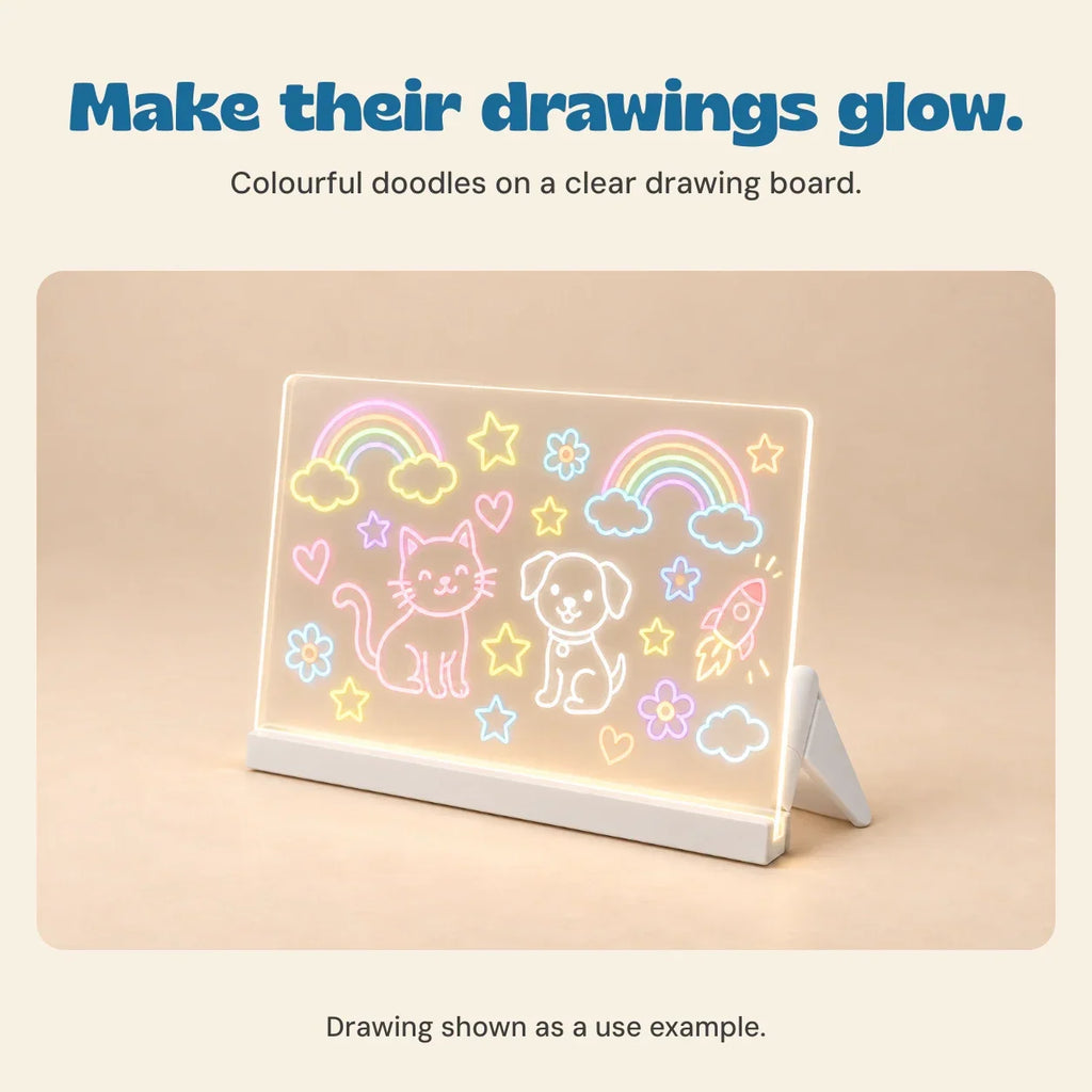 TibaToes™ GlowScribble Light-Up Drawing Board
