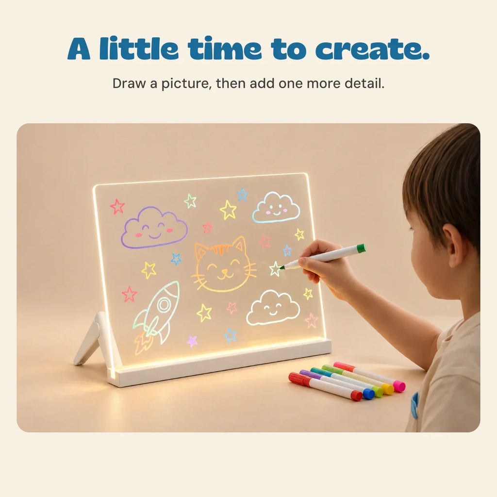 TibaToes™ GlowScribble Light-Up Drawing Board