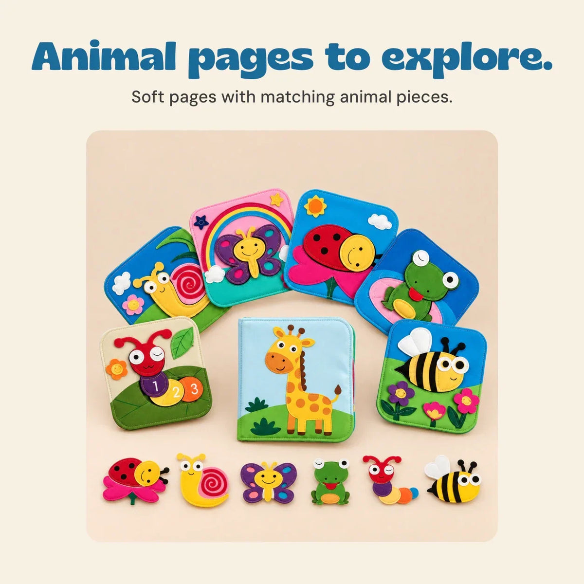 TibaToes™ BusyBuddy Fine Motor Book