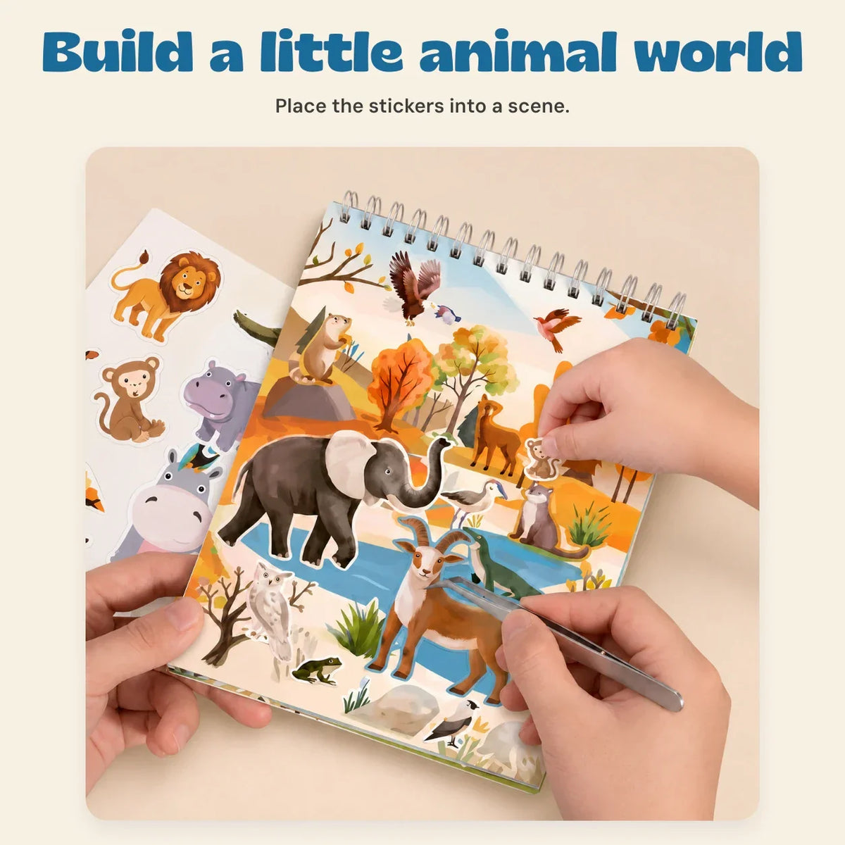 TibaToes™ WildScene Sticker Adventure Book