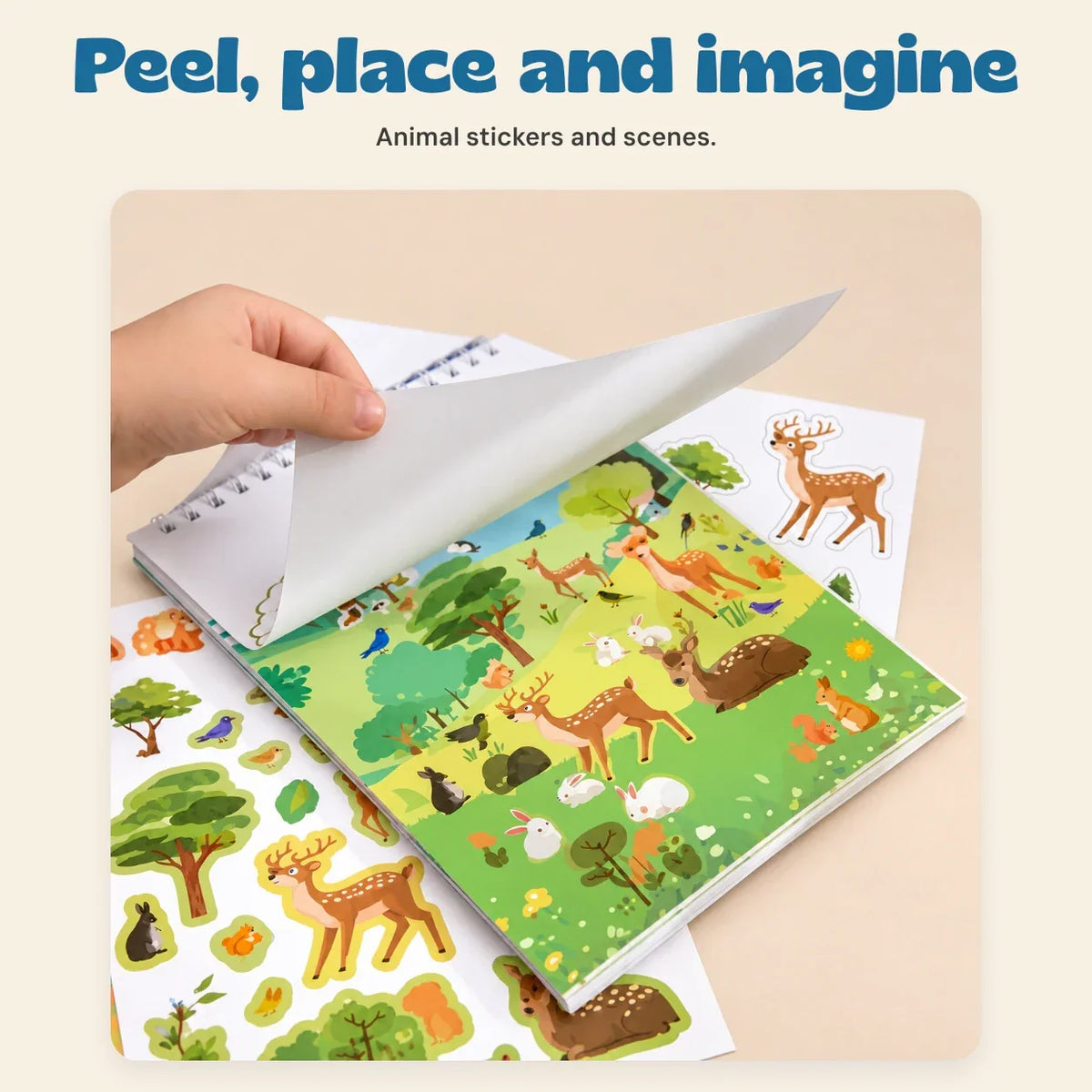 TibaToes™ WildScene Sticker Adventure Book