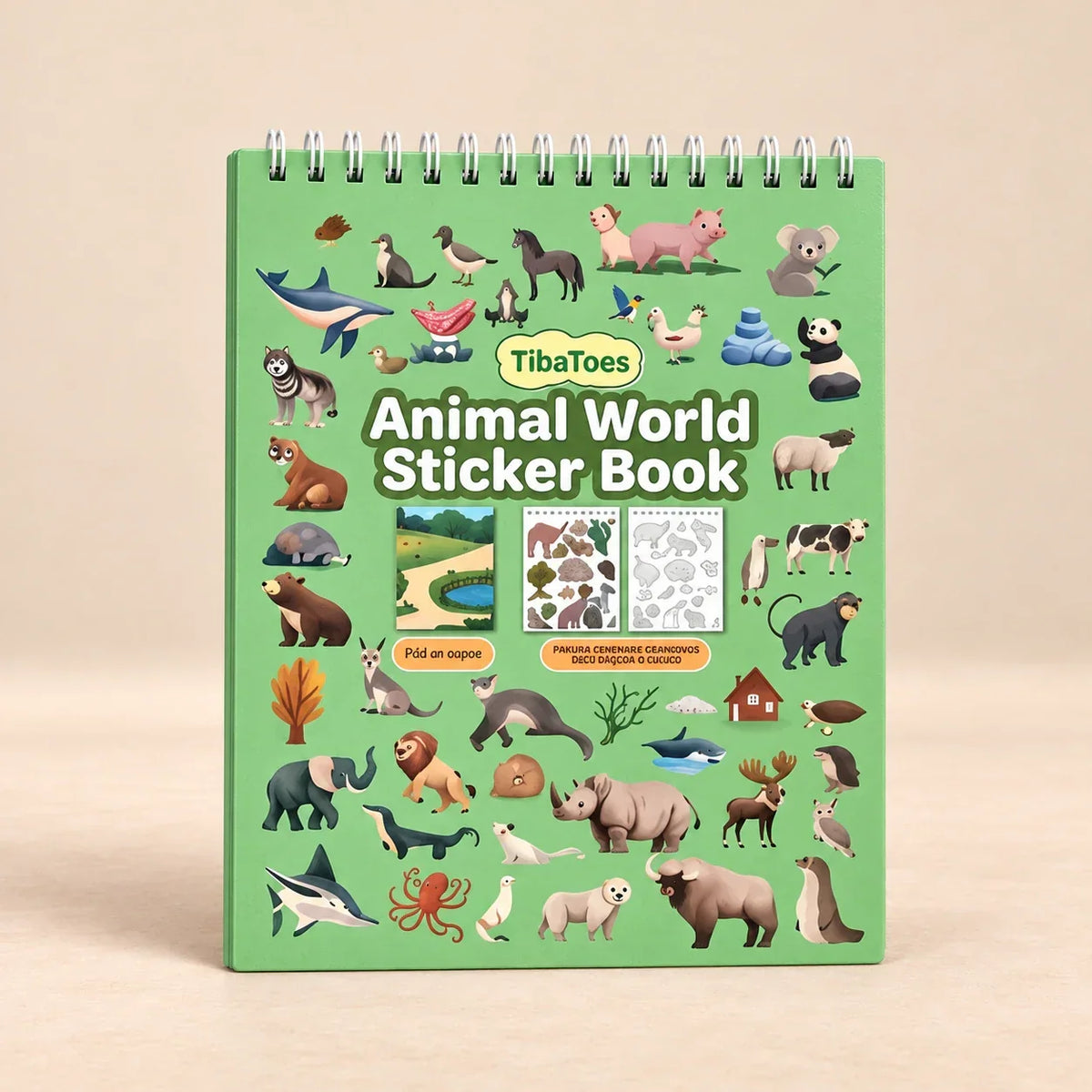 TibaToes™ WildScene Sticker Adventure Book