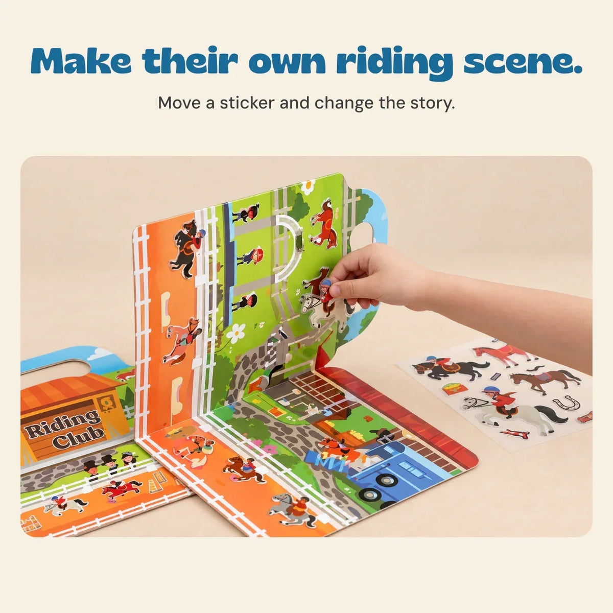 TibaToes™ PuffyScene Reusable Sticker Book