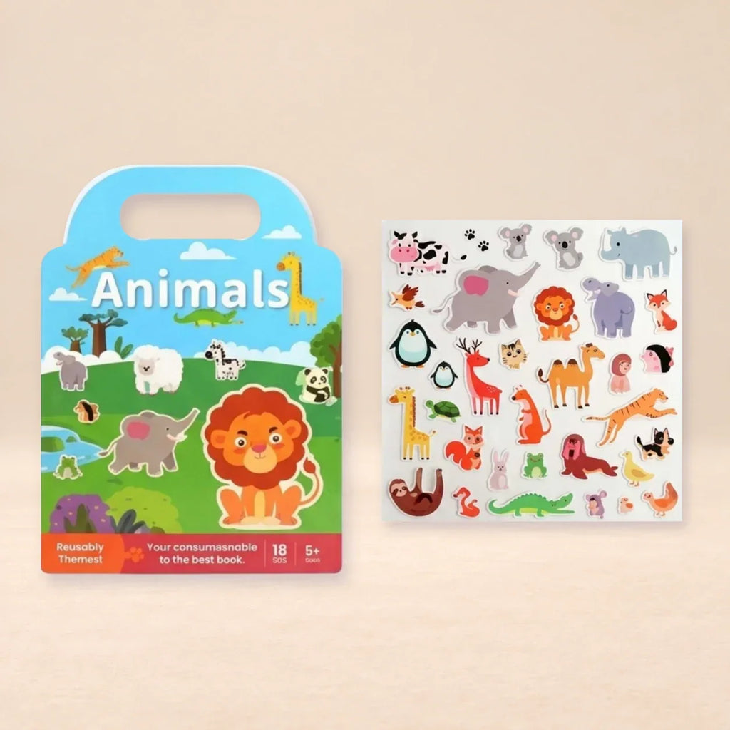 TibaToes™ PuffyScene Reusable Sticker Book