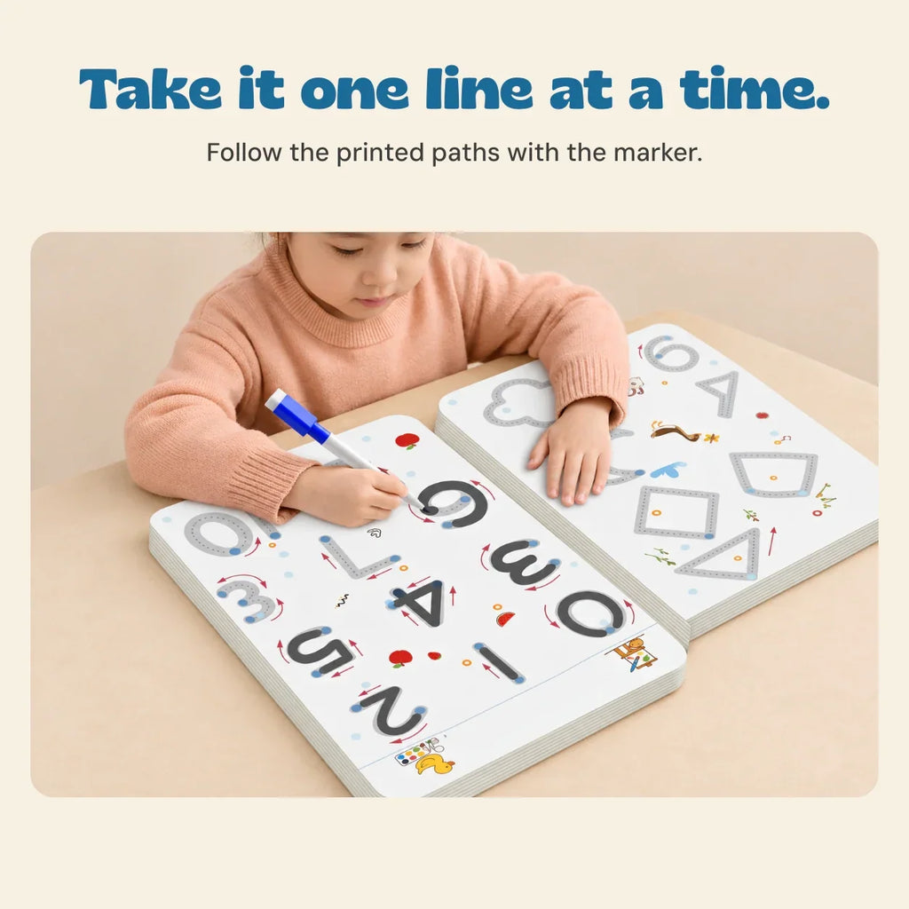 TibaToes™ TraceBuddy Reusable Pen Control Books