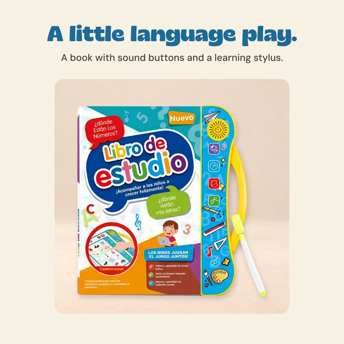 TibaToes™ Spanish Touch & Learn Sound Book