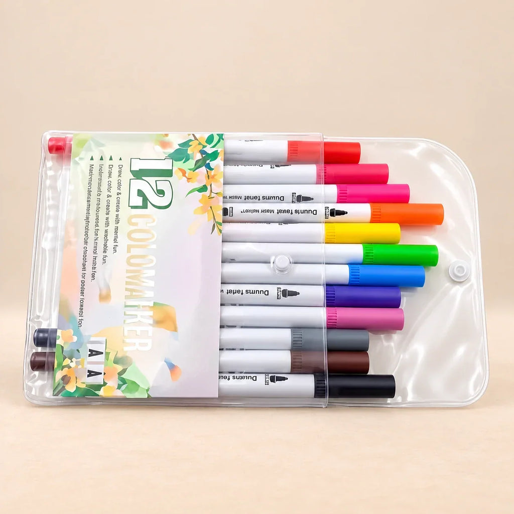 TibaToes™ RainbowBrush Dual-Tip Marker Set