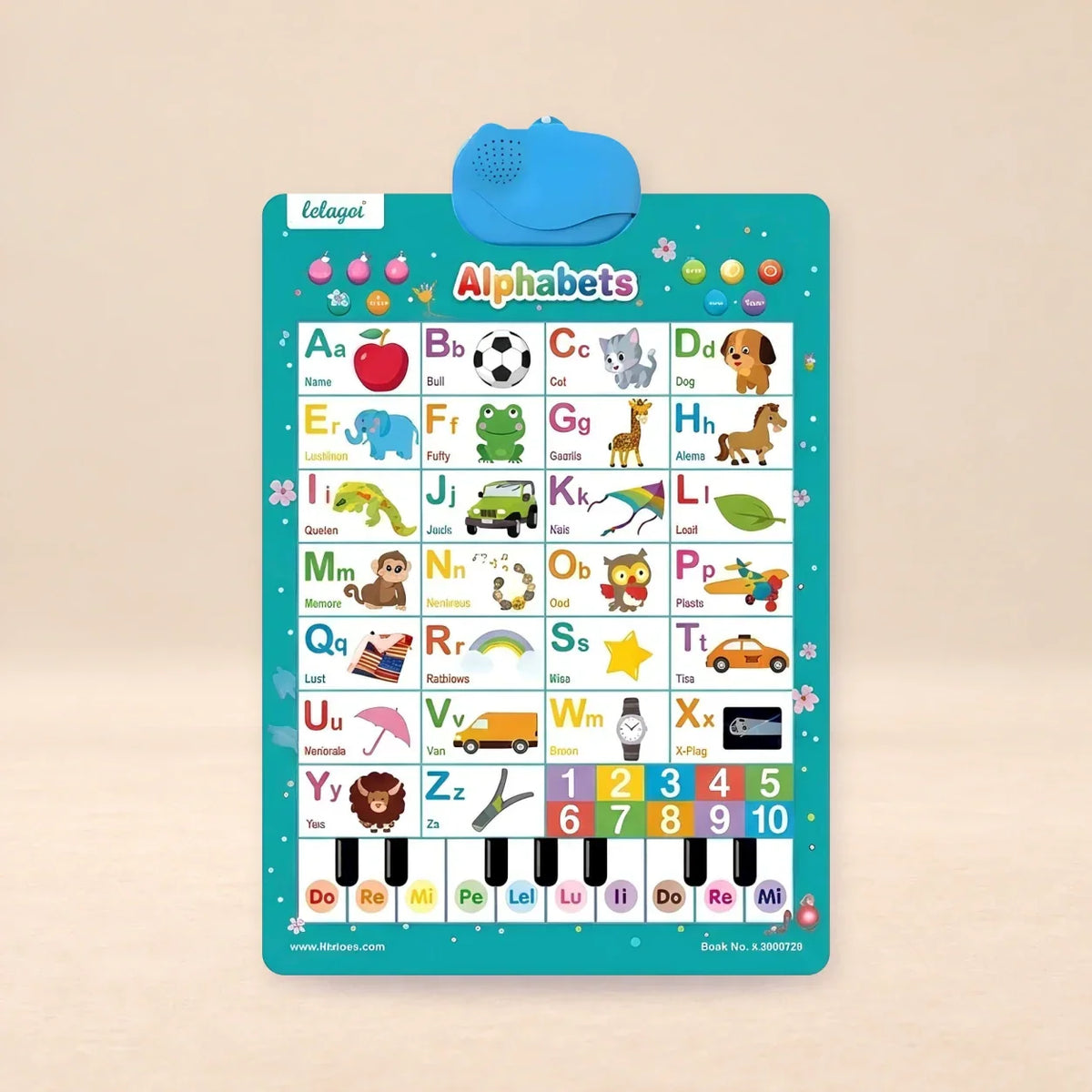 TibaToes™ Talking Alphabet Learning Wall Chart