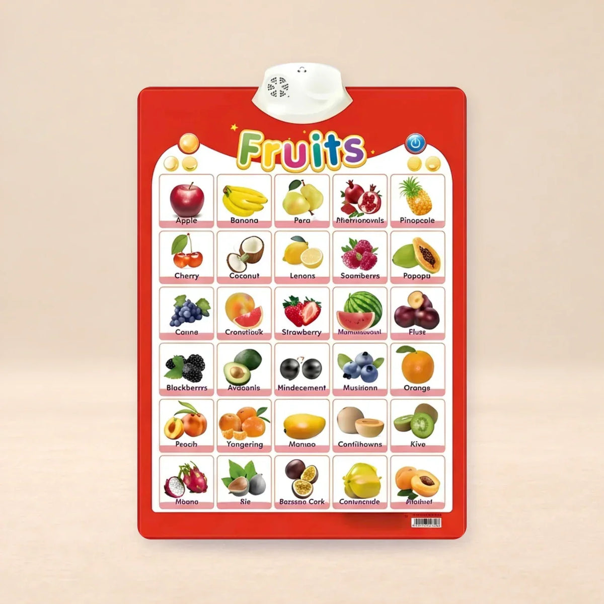 TibaToes™ Talking Alphabet Learning Wall Chart