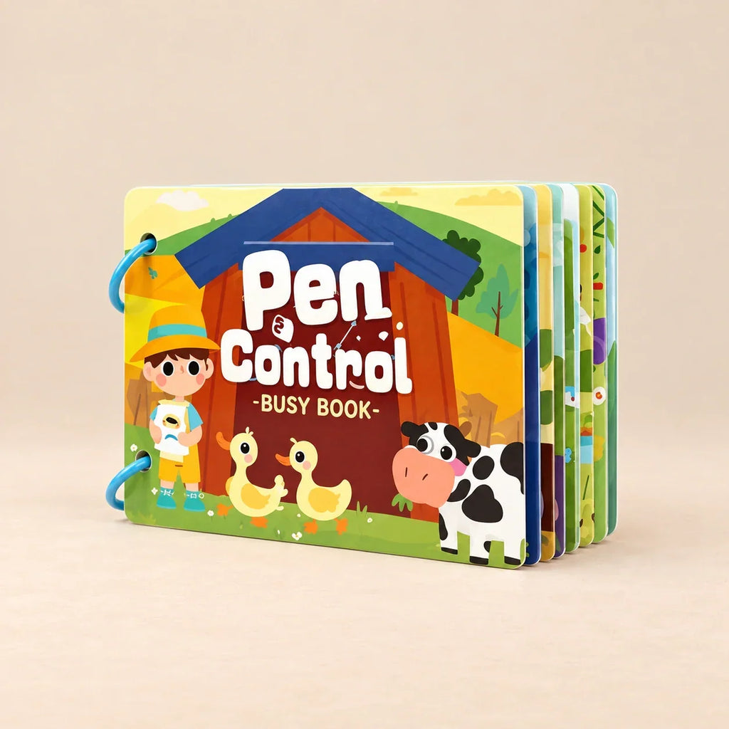TibaToes™ Pen Control Busy Book