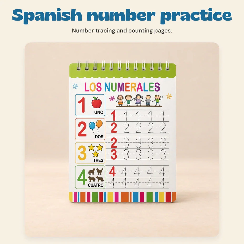 TibaToes™ Bilingual Magic Writing Workbook