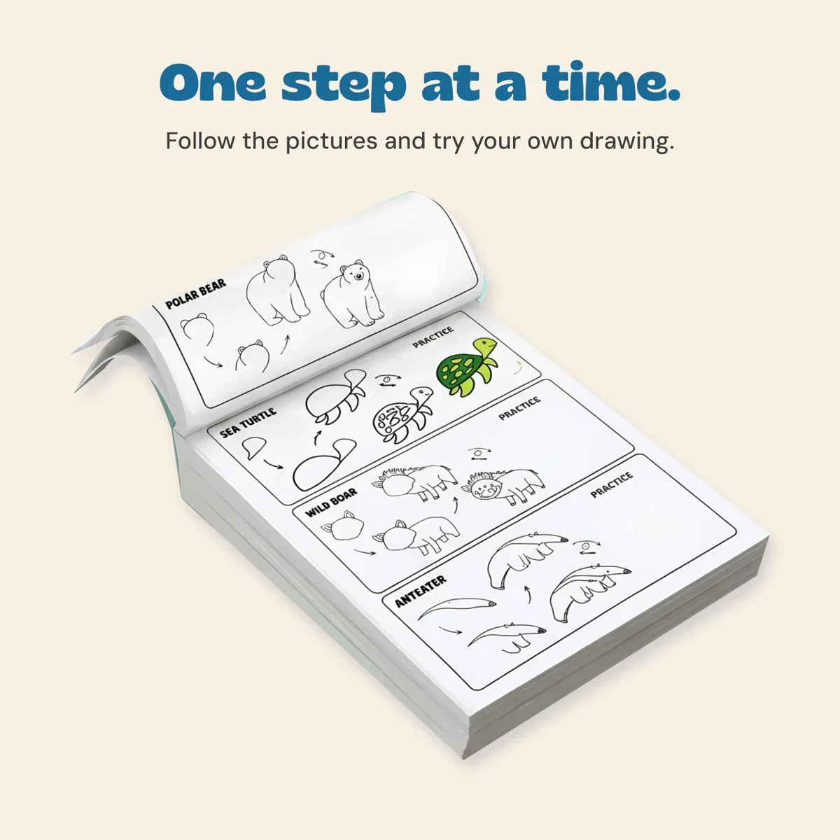 TibaToes™ Step-by-Step Drawing Workbook