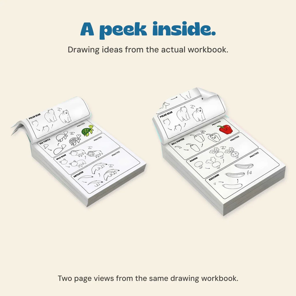 TibaToes™ Step-by-Step Drawing Workbook