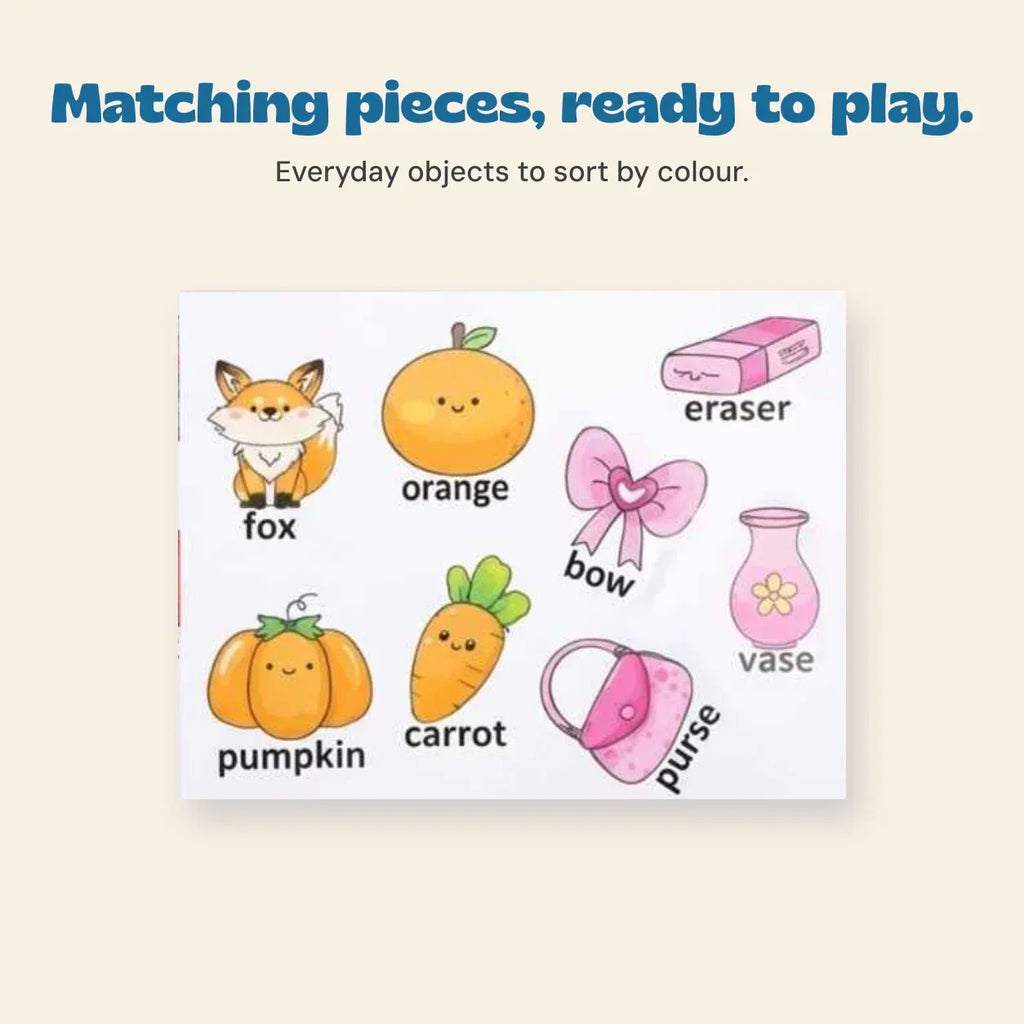 TibaToes™ Color Match Sticker Book