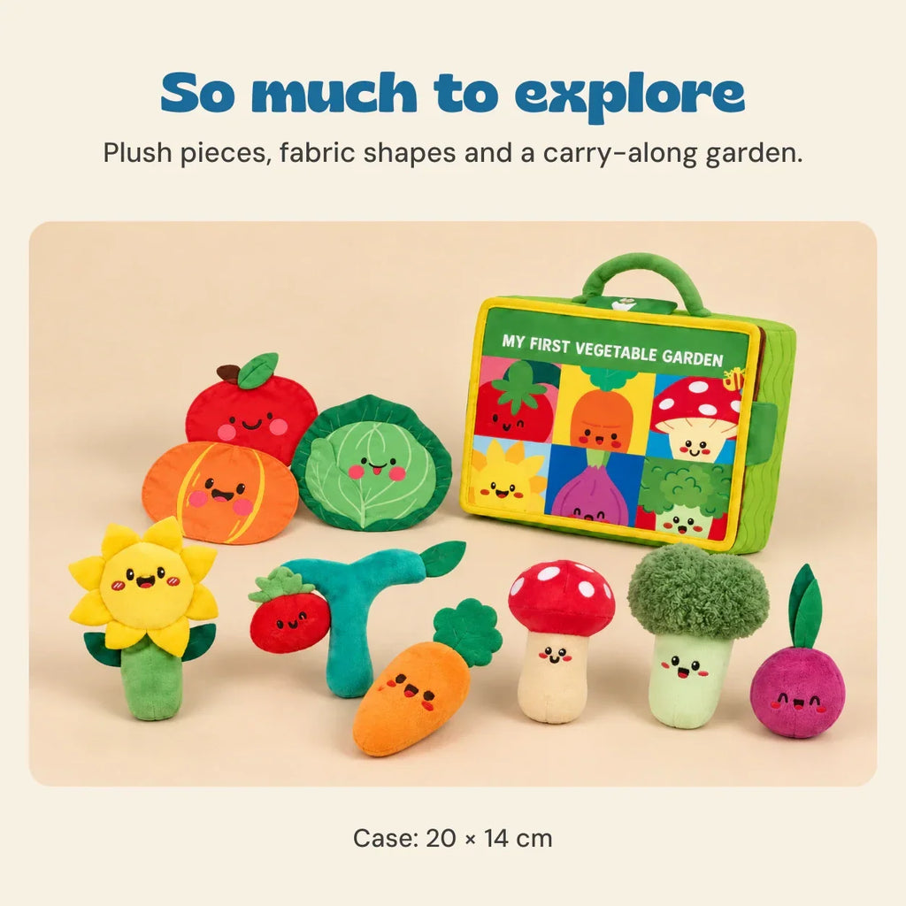 TibaToes™ Sensory Garden Plush Activity Box