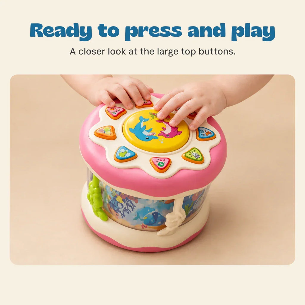 TibaToes™ Crawl & Glow Musical Rolling Toy
