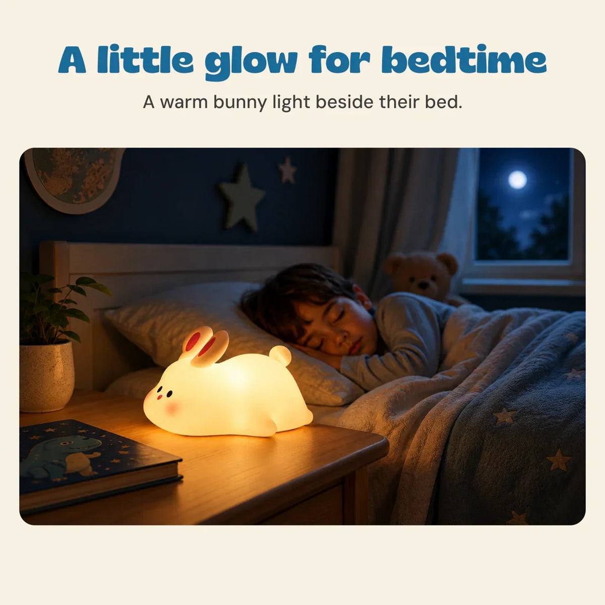 TibaToes™ CuddleGlow Animal Night Light