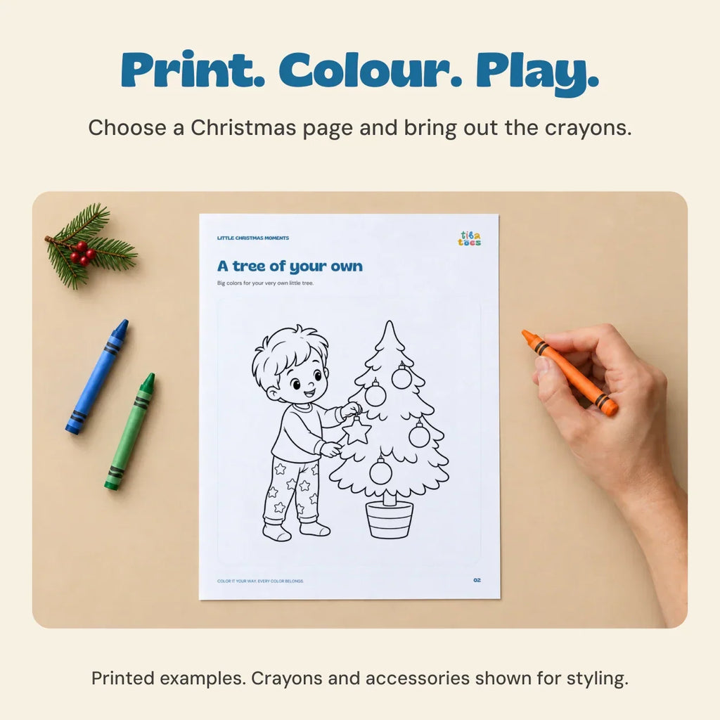 TibaToes™ Christmas Coloring Book