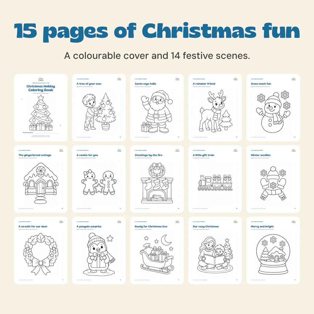 TibaToes™ Christmas Coloring Book