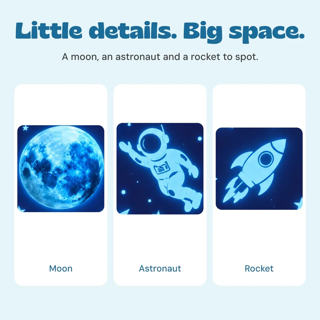 TibaToes™ GalaxyGlow Space Wall Stickers