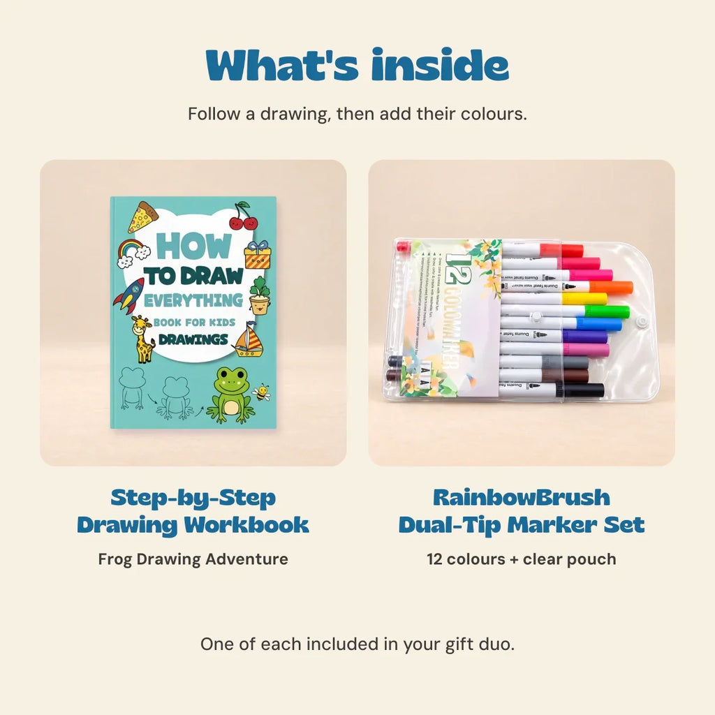 TibaToes™ Draw & Colour Gift Duo