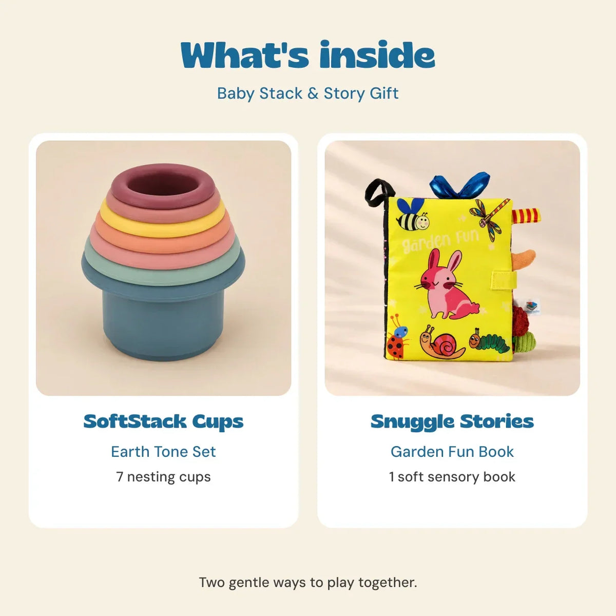 TibaToes™ Baby Stack & Story Gift Bundle