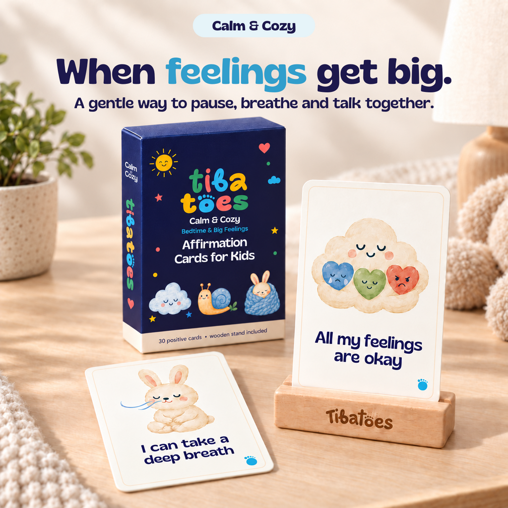 TibaToes Affirmation Cards for Kids