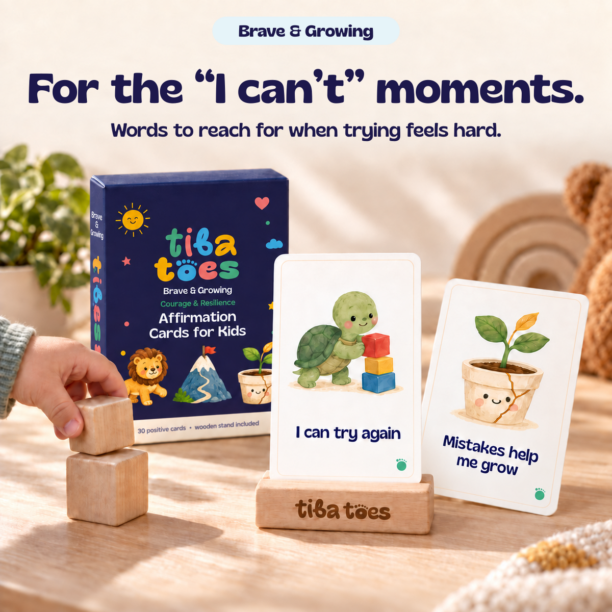 TibaToes Affirmation Cards for Kids