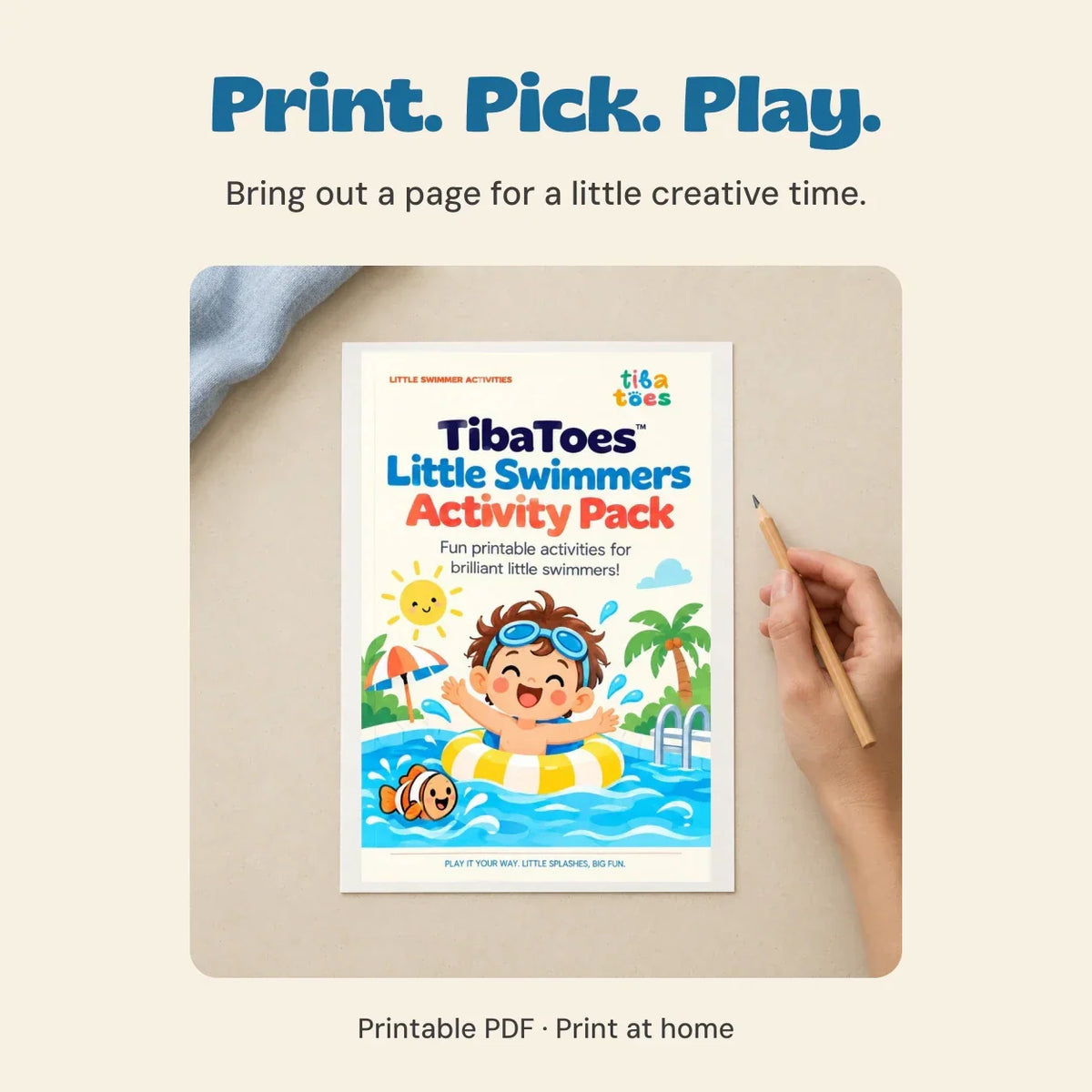 TibaToes™ Little Swimmers Activity Pack