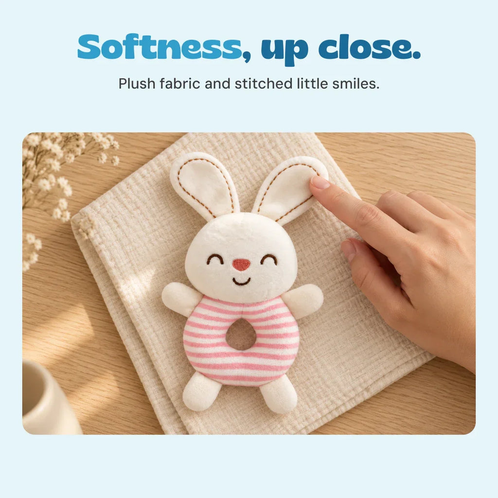 TibaToes™ Snuggle & Shake Rattle Friend