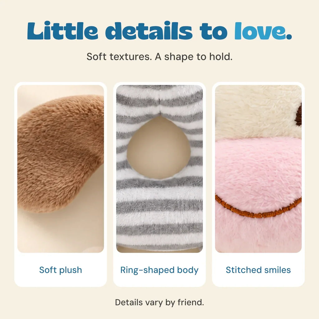 TibaToes™ Snuggle & Shake Rattle Friend