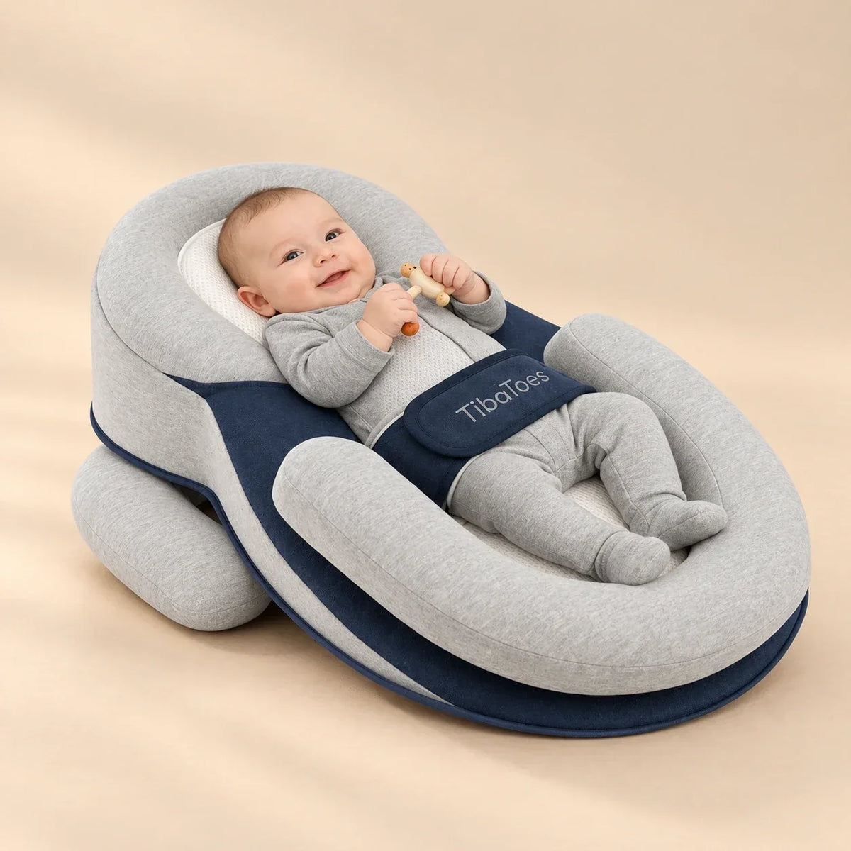 TibaToes™ CozyNest Baby Lounger
