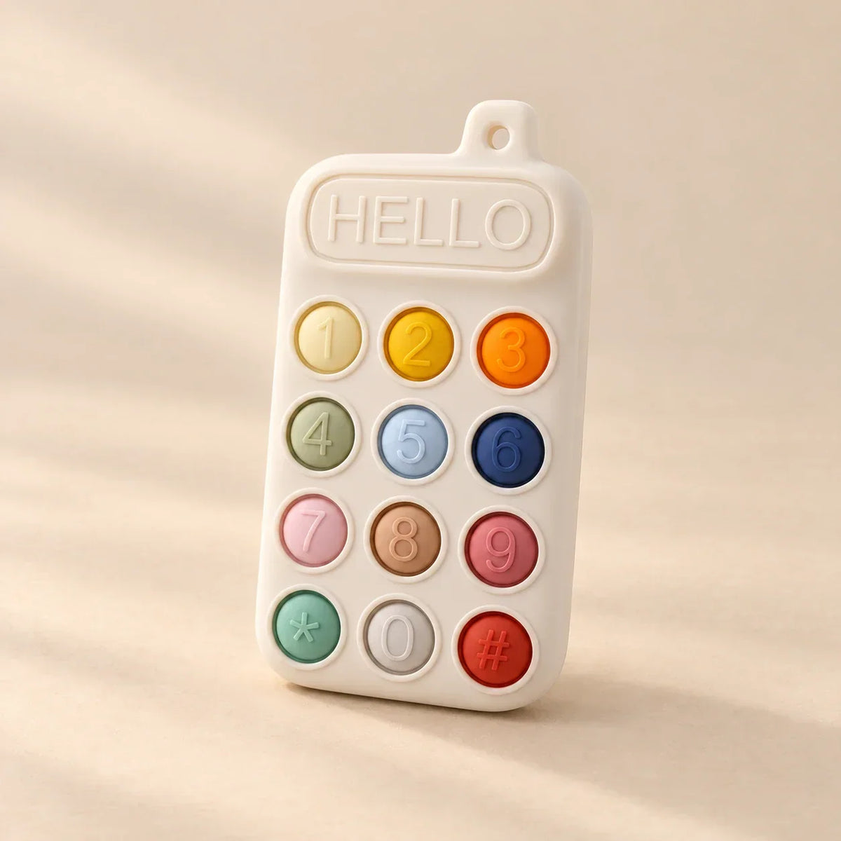 TibaToes™ Click & Calm Silicone Phone Teether