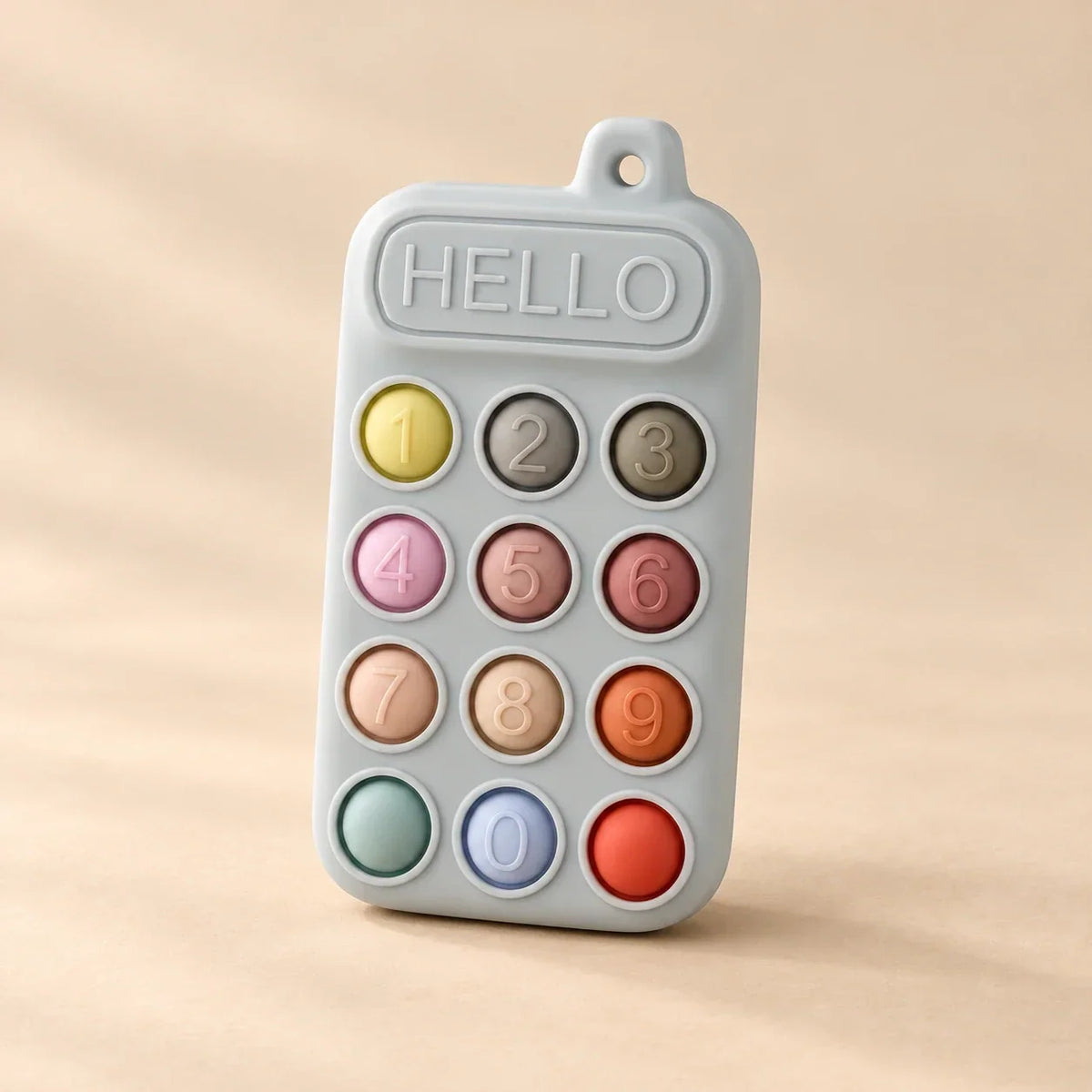 TibaToes™ Click & Calm Silicone Phone Teether