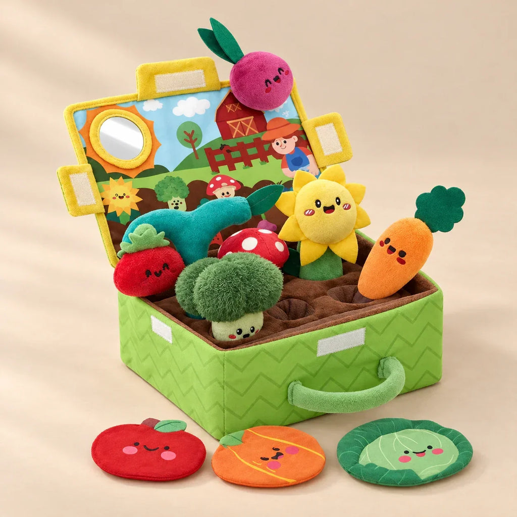 TibaToes™ Sensory Garden Plush Activity Box