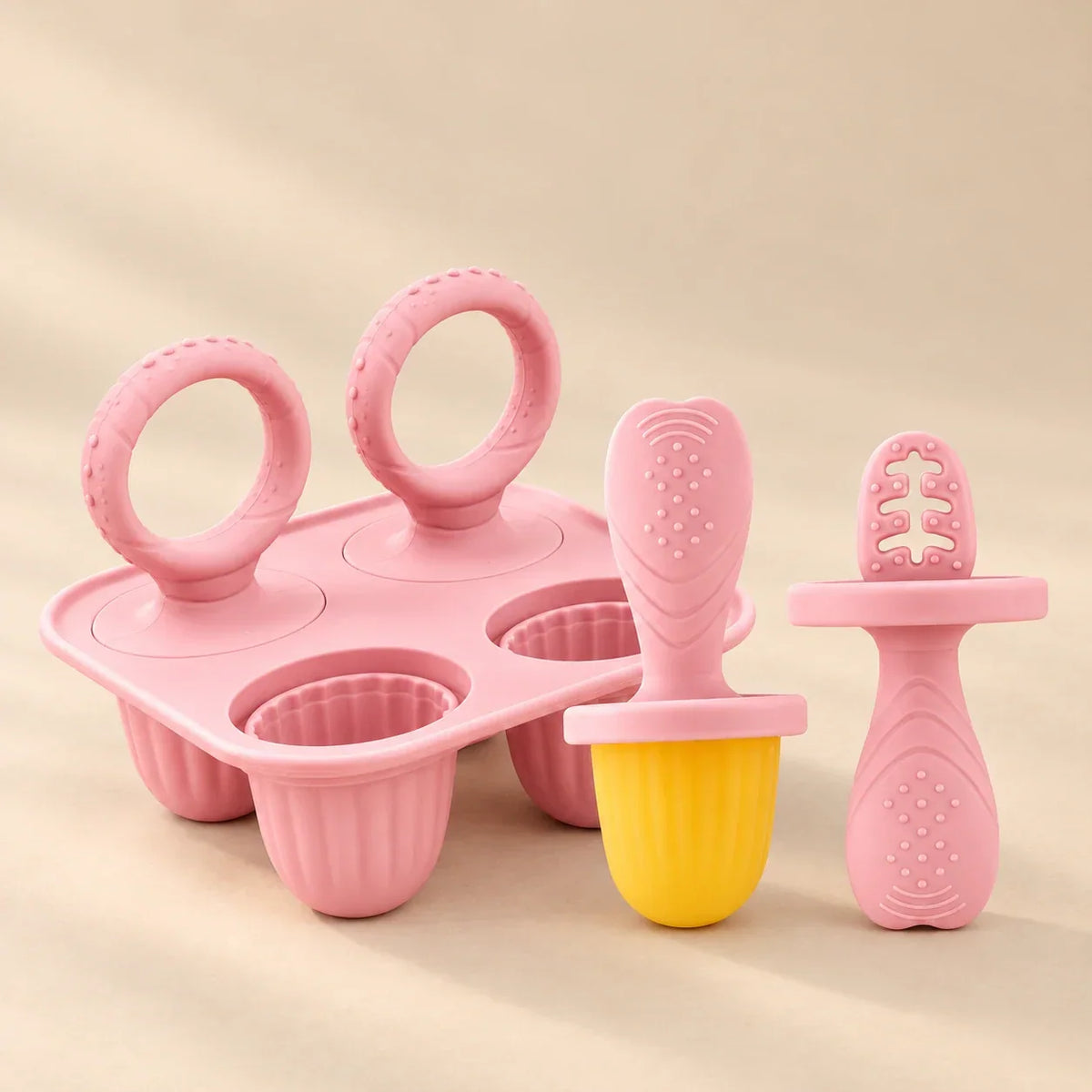 TibaToes™ Little Bites Silicone Feeder & Teether Set