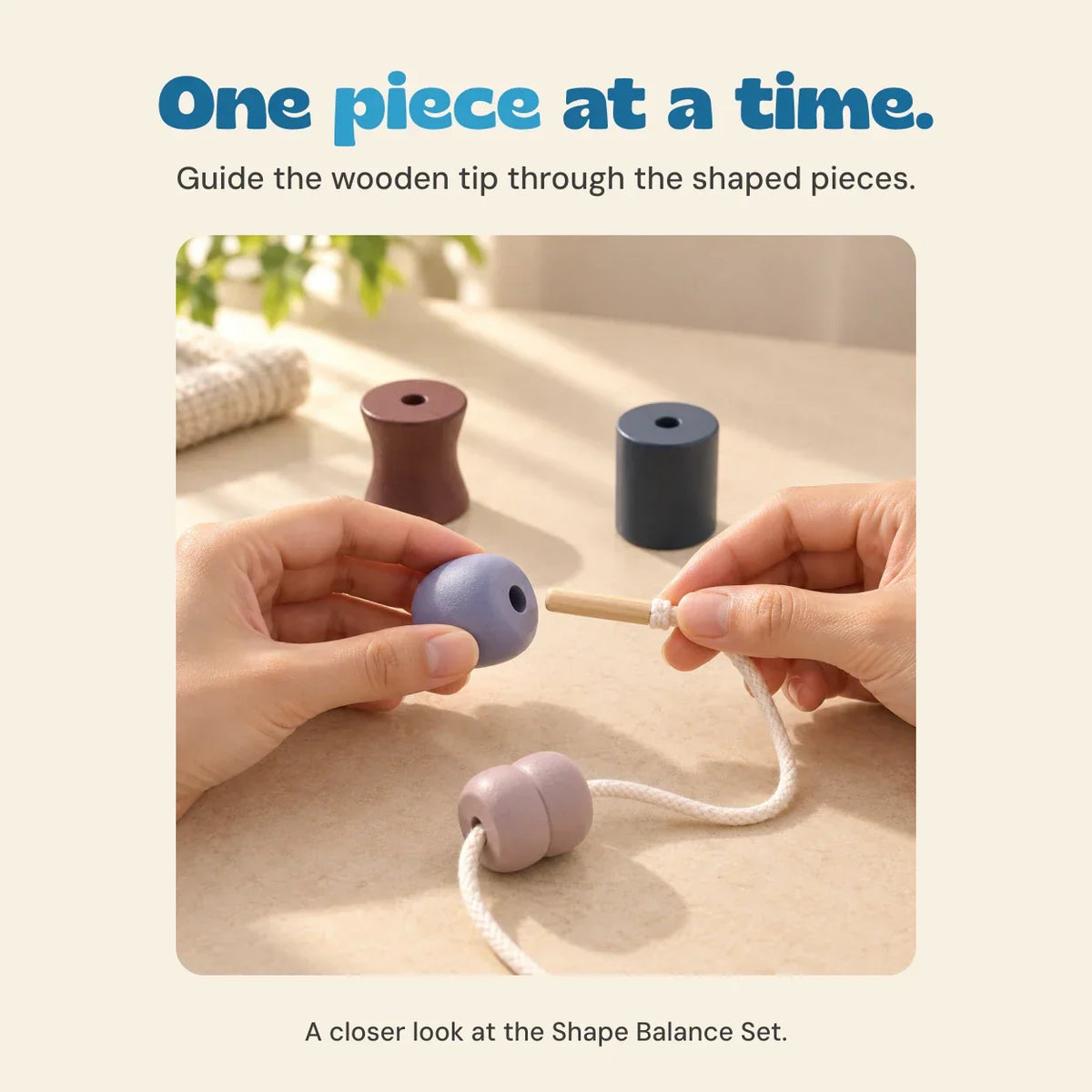 TibaToes™ Safari Balance & Threading Board