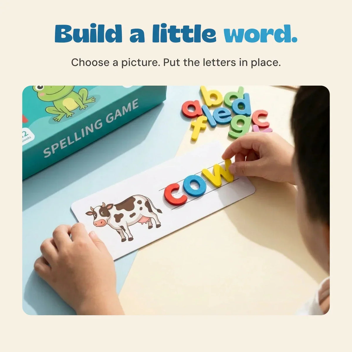TibaToes™ See & Spell Letter Matching Game