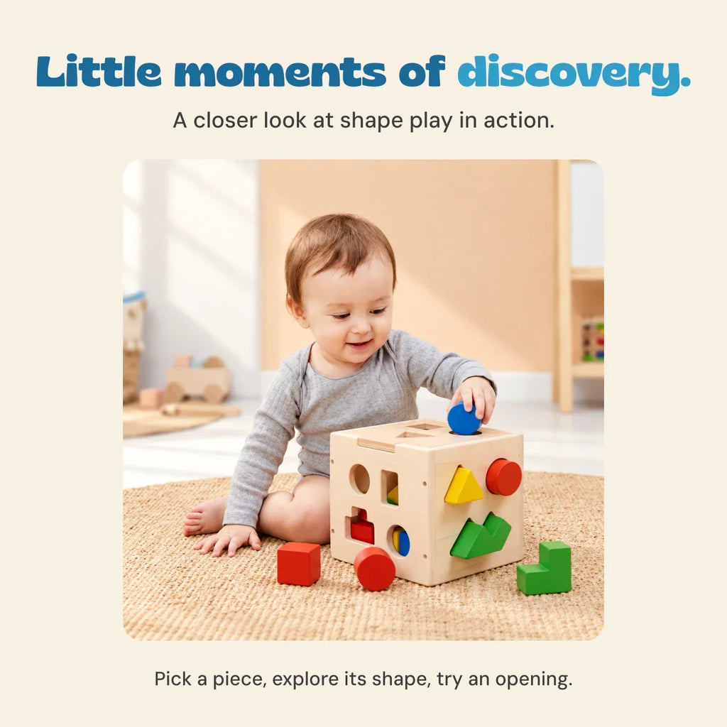 TibaToes™ ShapeDrop Sorting Cube
