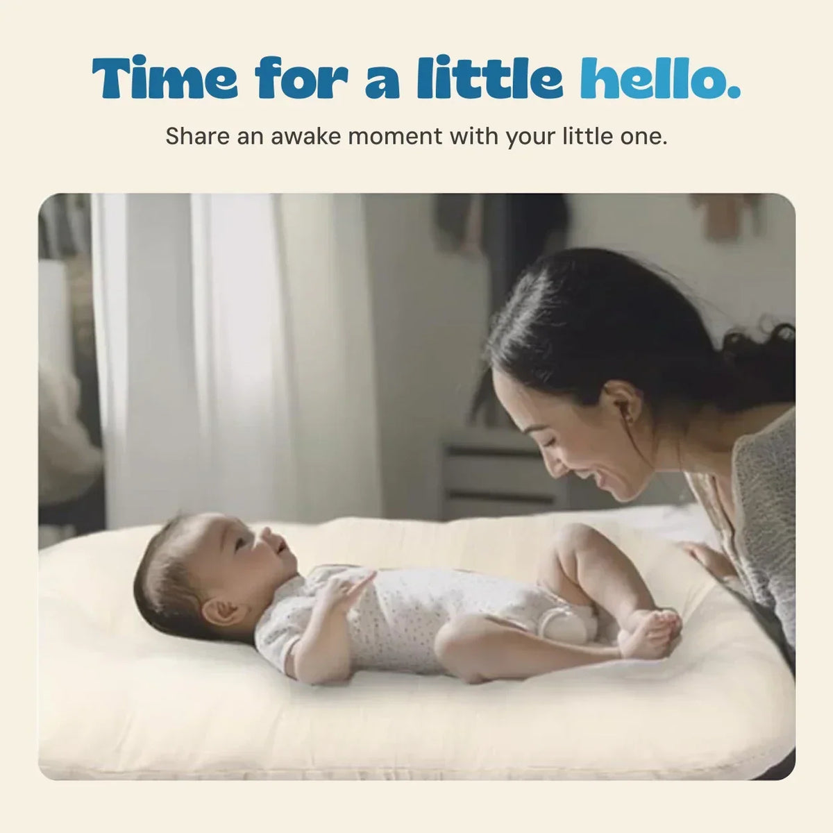 TibaToes™ SnuggleNest Baby Lounger