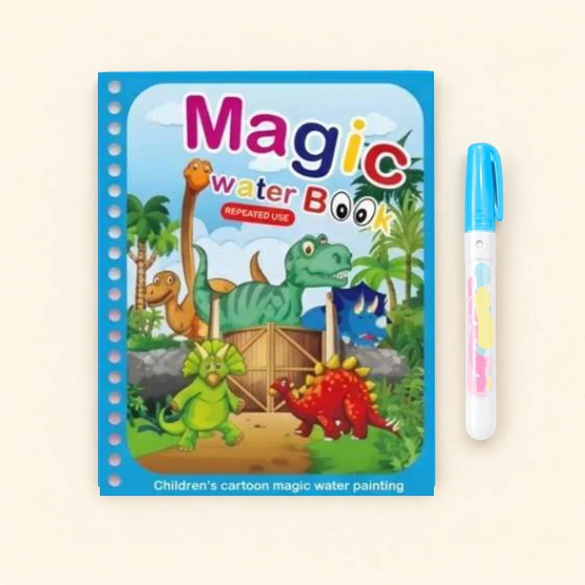 TibaToes™ Mess-Free Reusable Water Coloring Books