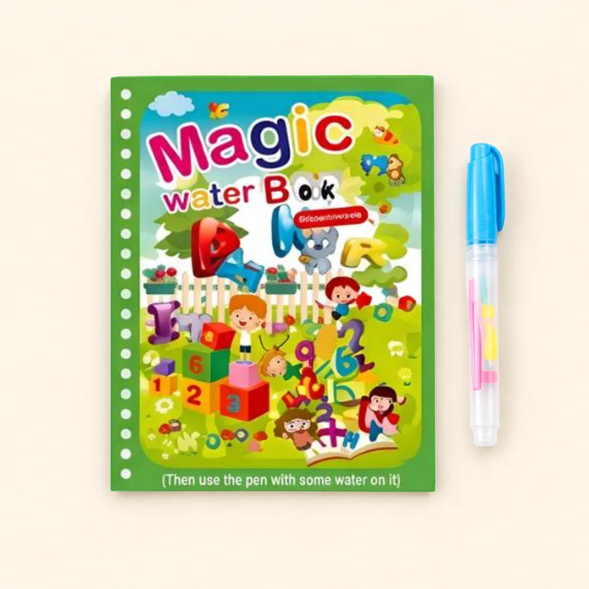 TibaToes™ Mess-Free Reusable Water Coloring Books